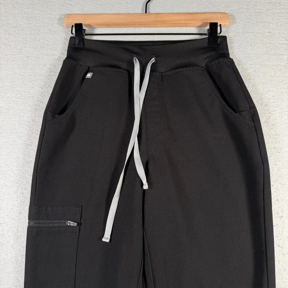 FIGS Zamora Jogger Scrub Pants Black Technical Collection XS W22SW2012 Mens